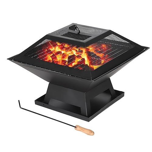 Small Fire Pit for Outside Wood Burning,Fire Bowls with Firproof