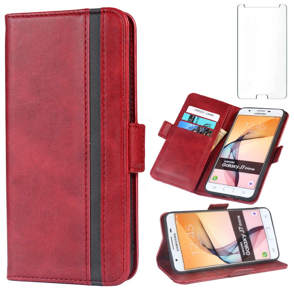 Coque Samsung Galaxy J7 2017 finition premium rouge haute densité - 8
