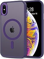 Vista 36 de Anuck - Funda magnética para iPhone 11 compatible con MagSafe, carcasa trasera mate translúcida dura, borde de TPU, delgada, resistente a impactos