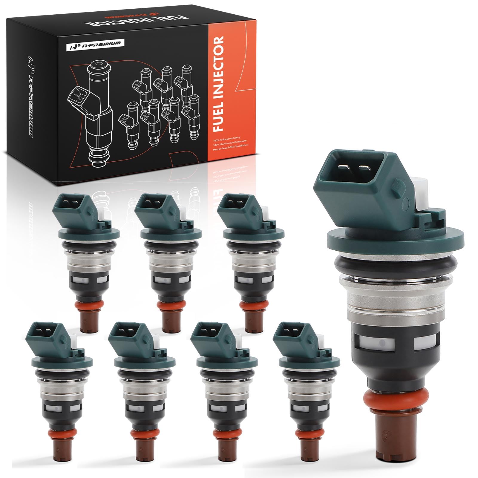 Amazon.com: A-Premium 2 Holes Set of 8 Fuel Injectors Compatible