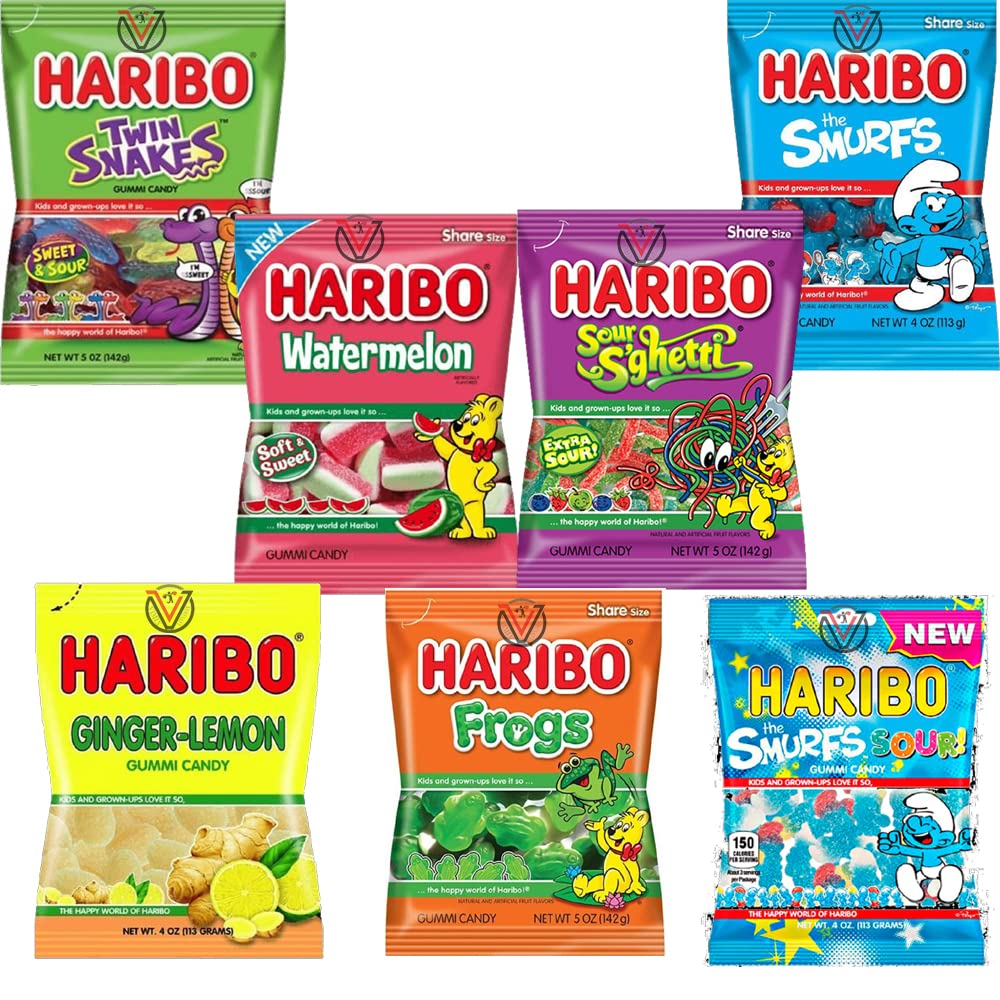 VIMIX Haribo Gummi Candy Sweets | Pick You Favourite Flavour & Number of Items