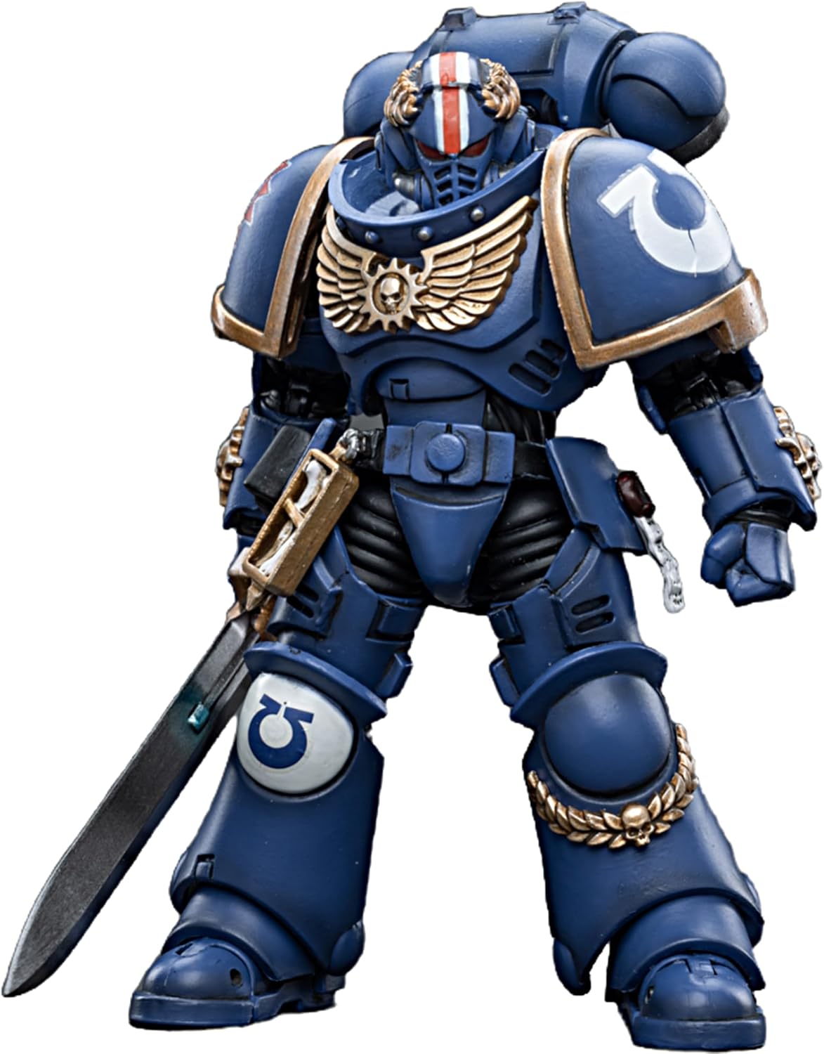 JOYTOY Warhammer 40k 1/18 Action Figure Ultramarines Primaris Lieutenant Argaranthe Collectible Gifts,Toys for Kids 15+ and Adults 4.72-inch