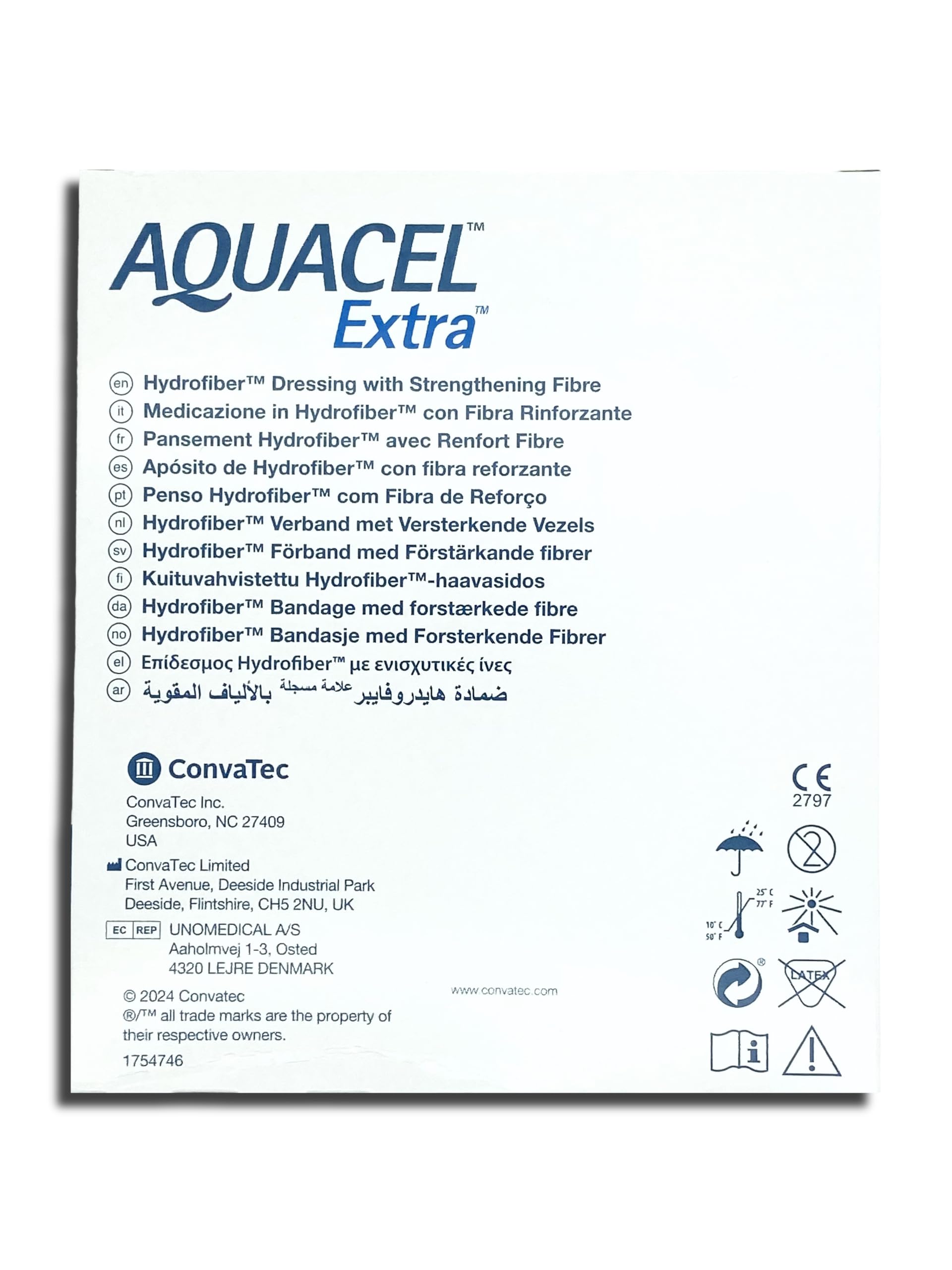Aquacel 420672 - Apósitos extra, 10 x 10 cm (10 unidades)