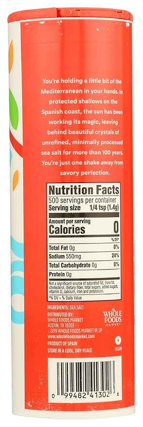 Sal Marina Gruesa 365 by Whole Foods Market 24.7 oz miniatura 2