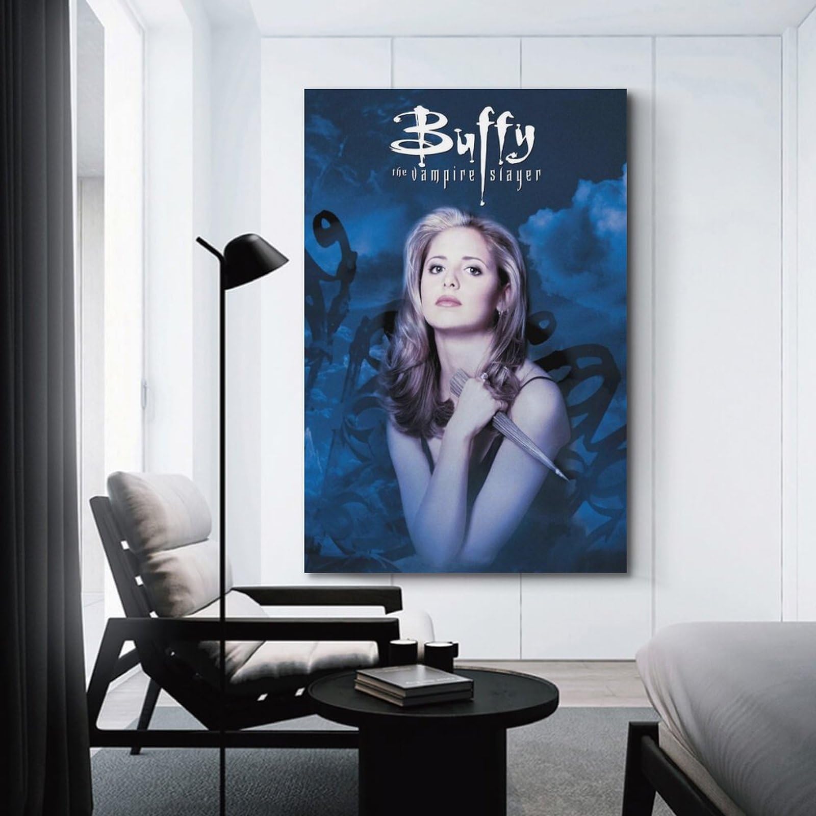 Poster Sur Toile Buffy Contre Les Vampires - 50x75 Cm - Décoration Murale Salon, Chambre - Haute Qualité
