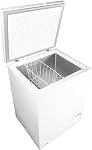 Danby DCF050A5WDB 5.0 cu. ft. Square Model Chest Freezer DOE Garage Ready: Freezer can perform in temperatures from 0°F to 110°F (-17°C to 43°C).