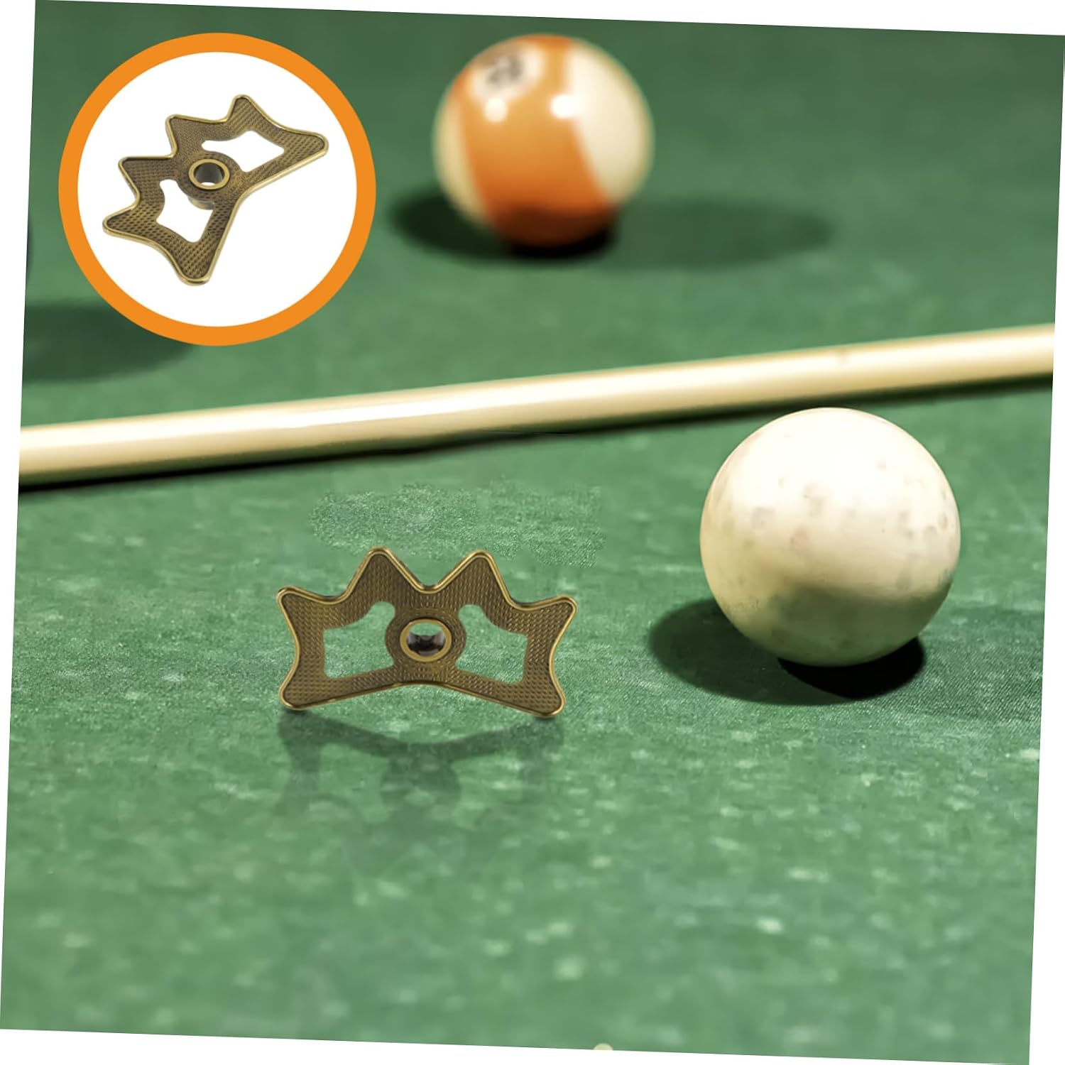 Billiard Cue Rest Rack Holder Metal Bridge for Pool Tables Sleek Design for Home Use Efficient Cue Organization and Elegant Aesthetic Appeal