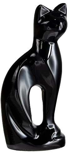Royal Rapture Urna para Cenizas de Gato Figura de Gato Urna Mascotas Conmemorativa Incineración Decorativa