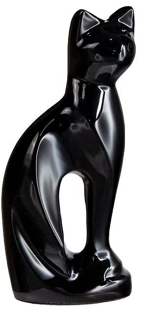 Royal Rapture Urna para Cenizas de Gato Figura de Gato Urna Mascotas Conmemorativa Incineración Decorativa