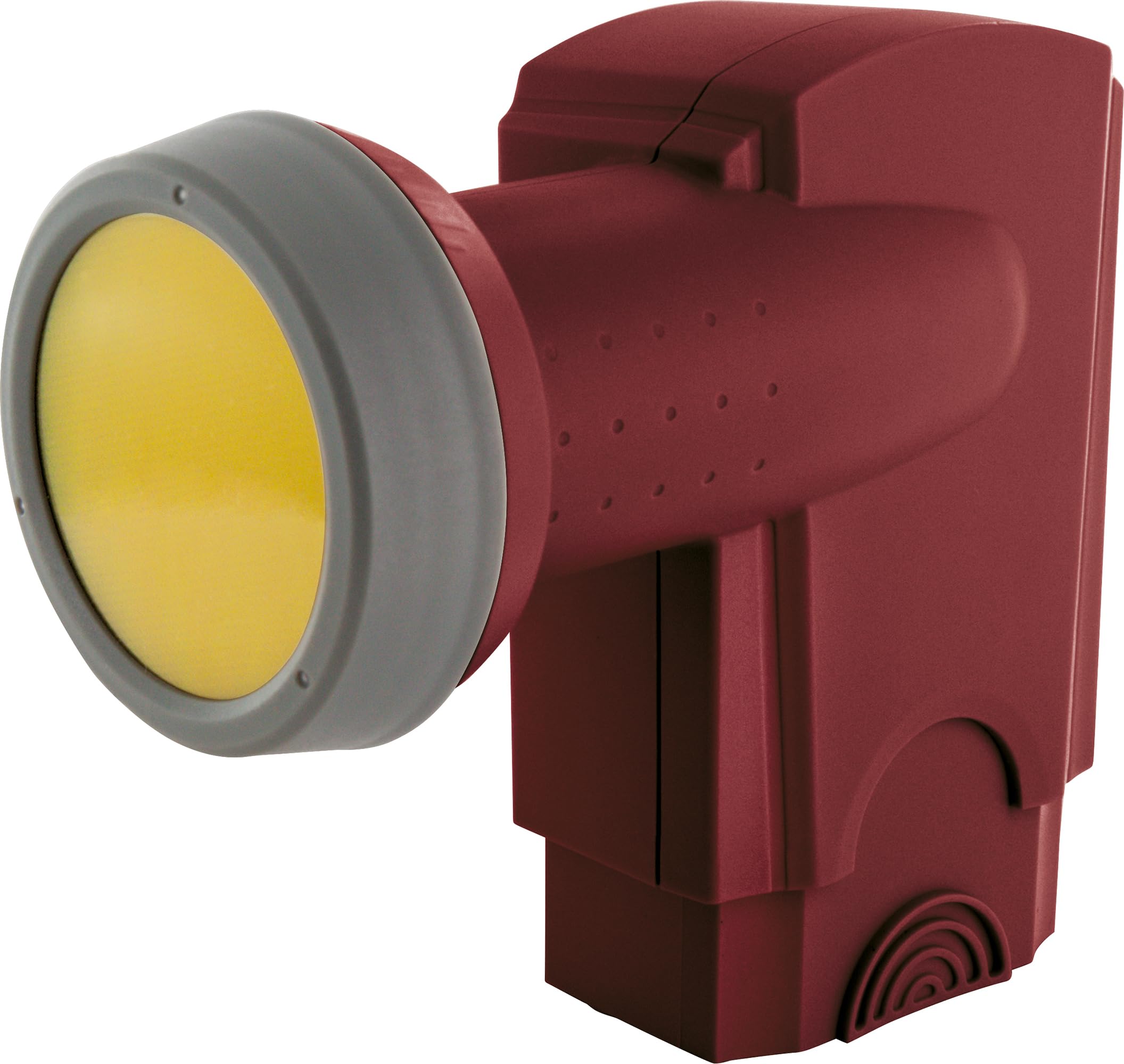 Schwaiger Quattro LNB 40mm Sun Protect Ziegelrot