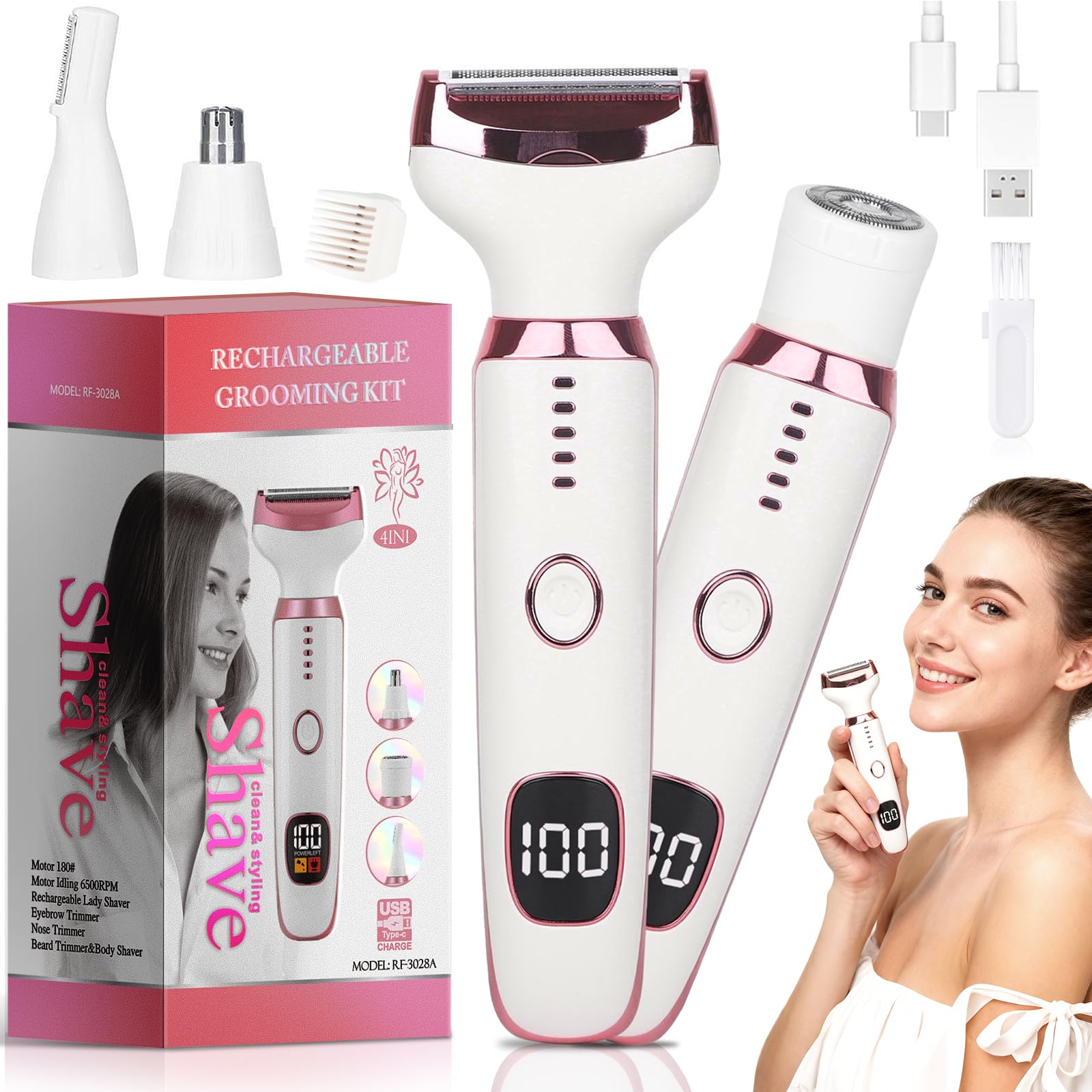 Beanify Electric Razor with LED Display
