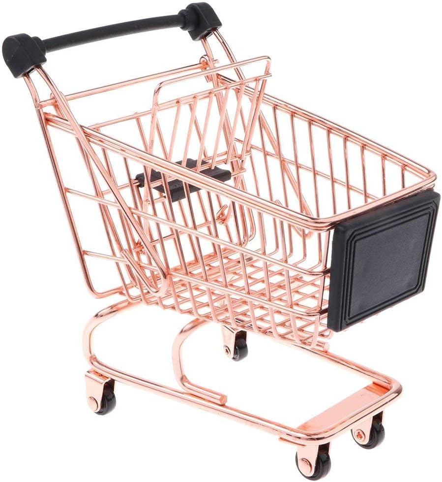 Copper Mini Shopping Trolley