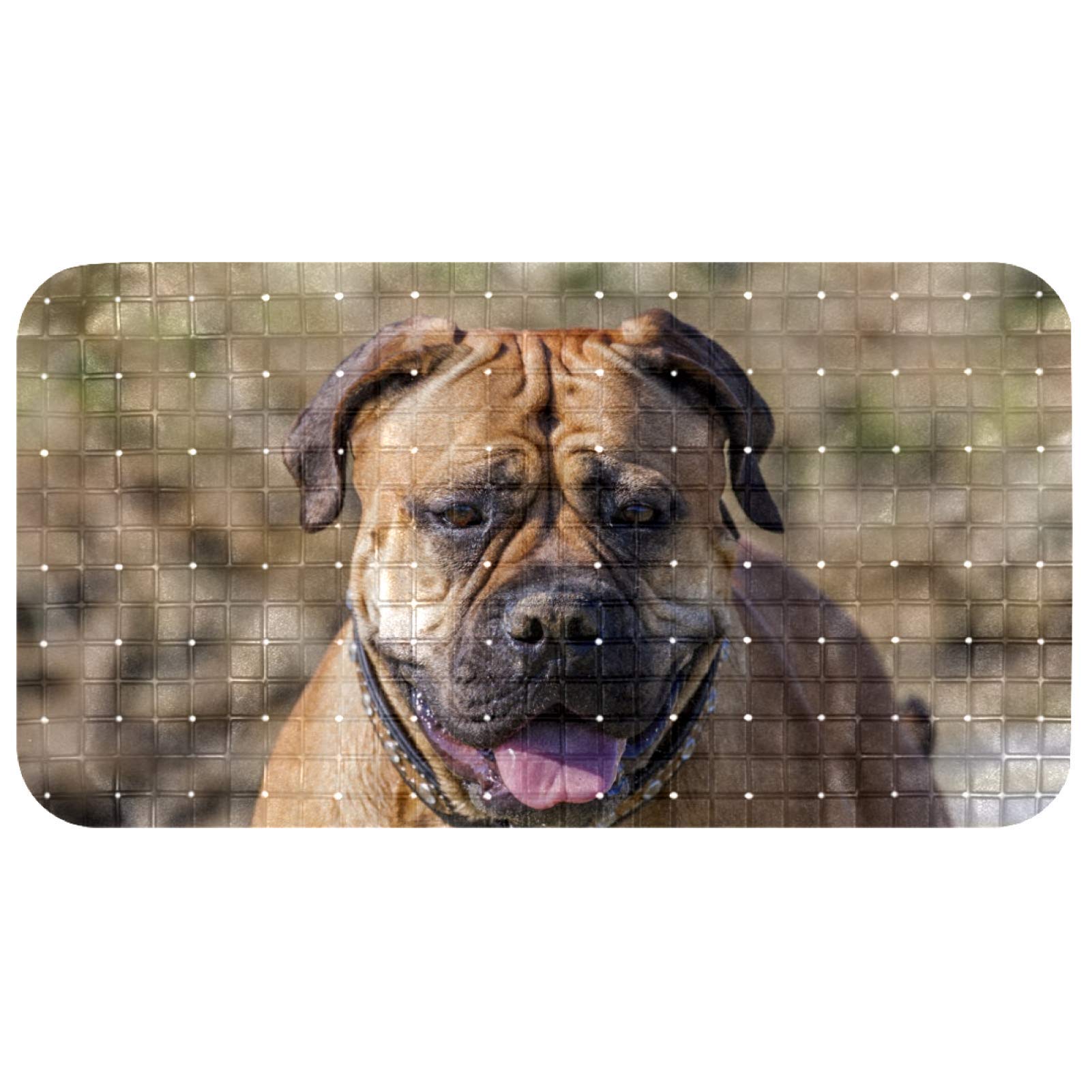 Tapis de douche pour bébés et tout-petits motif bouledogue idéal bain quotidien