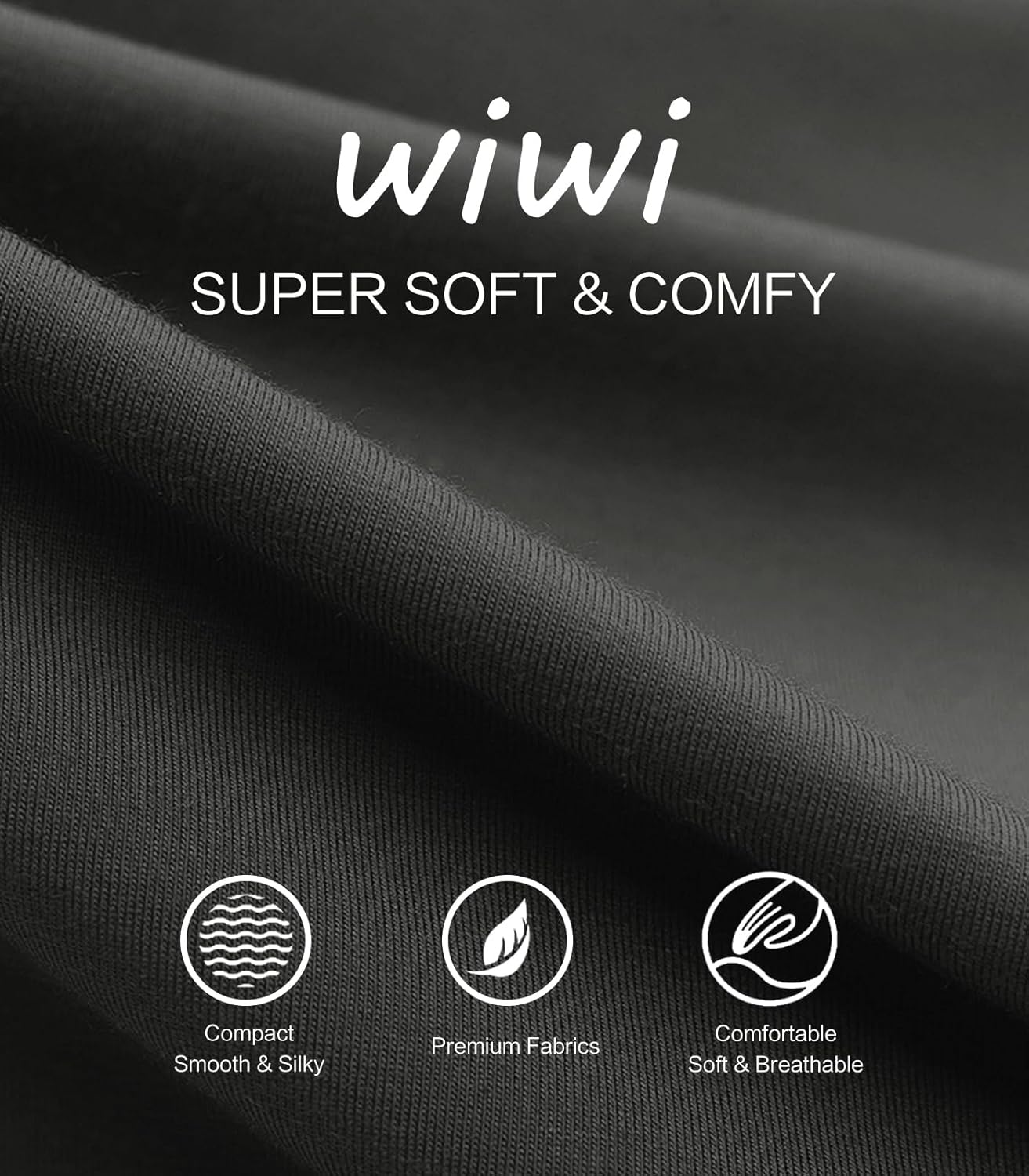 WiWi Pajamas for Women Super Soft Pajama Sets Cooling Short Sleeve Top Capri Pants Viscose from Bamboo Sleepwear Pjs S-4X - Image 5