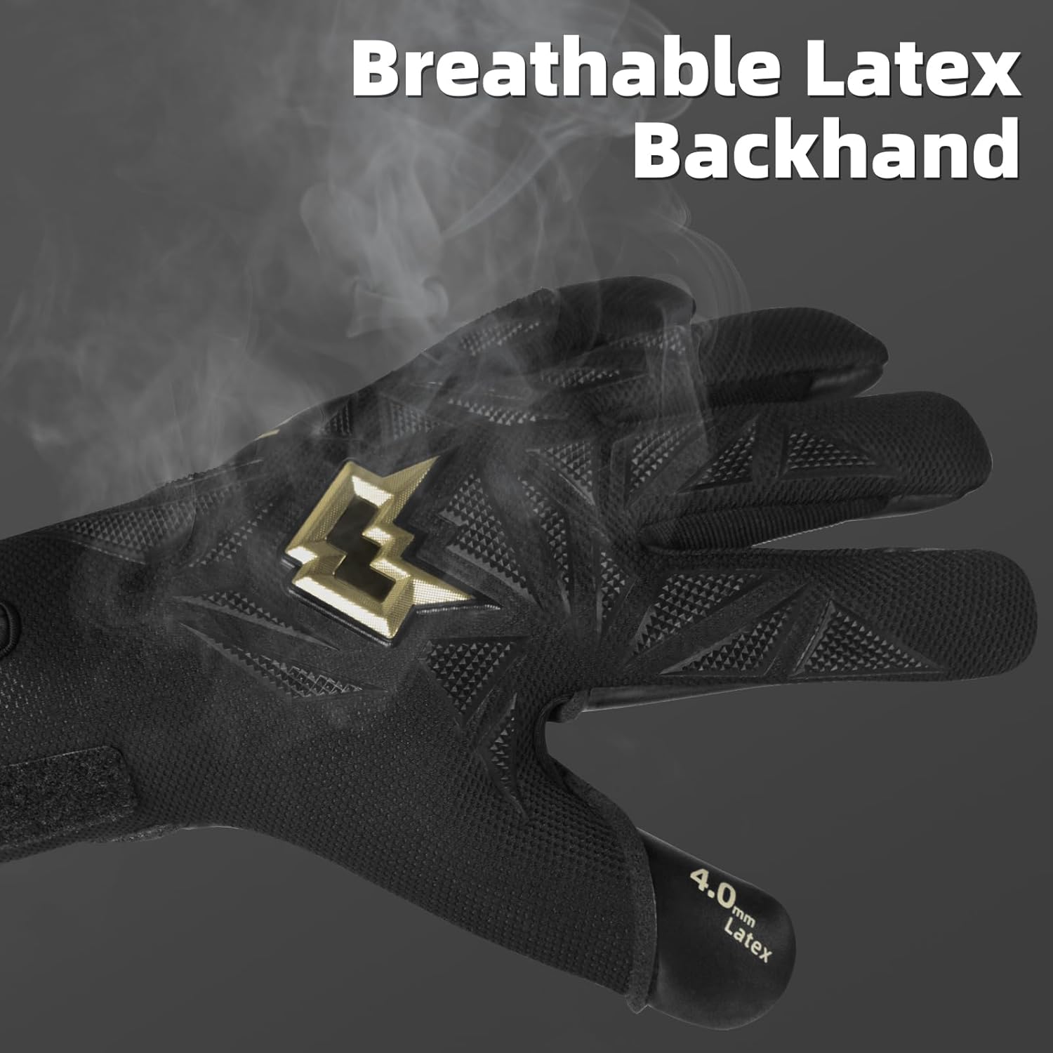 WVVOU Professional Goalkeeper Gloves for Adults and Youth Soccer Goalie Gloves Breathable Soccer Gloves High Performance Guantes De Portero with 4+3mm Sticky Super Grip Latex Palm - Image 6