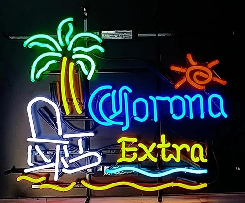 Vista 43 de Neon Signs Bar Beer Peroni Nastro Azzurro Beer Sign Glass Neon Signs for Office Hotel Wedding Birthday Party Man Cave Neon Light Art Wall Lights 24