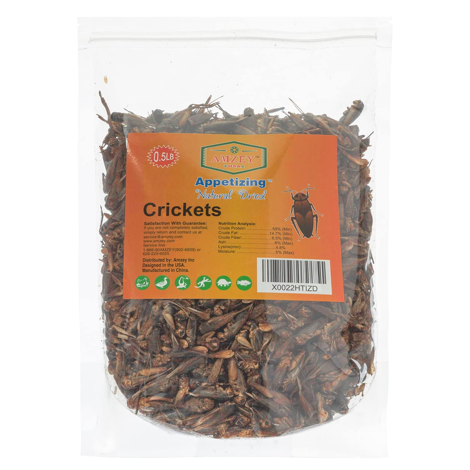 Buy Natural Dried Crickets & Appetizing Mealworms with Natural Dried