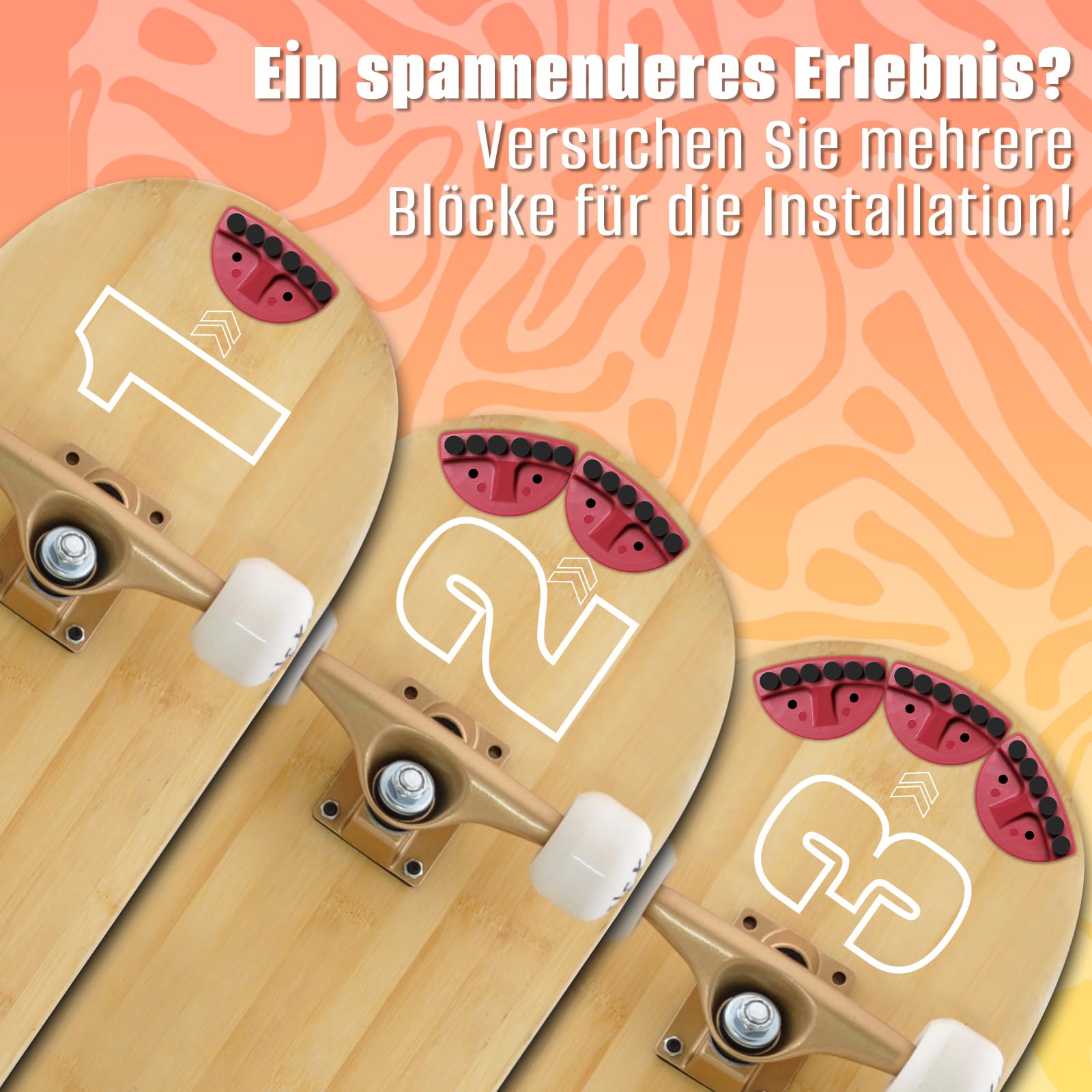 SIRUITON Plaques d'étincelles de skateboard Pro - Accessoires de skateboard pour enfants et adultes - Cadeaux cool pour débutants et professionnels