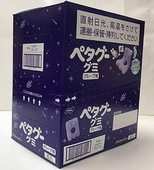 ペタグーグミ　グレープ味　コーラ味　計８箱　まとめ売り Amazon | ノーベル製菓 ペタグー グミ グレープ コーラ
