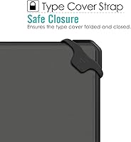 Vista 5 de Moko Case Fit Microsoft Surface Pro 7 / Pro 6 / Pro 5 / Pro 2017 / Pro 4 / Pro LTE - Funda protectora resistente todo en uno con soporte para Negro