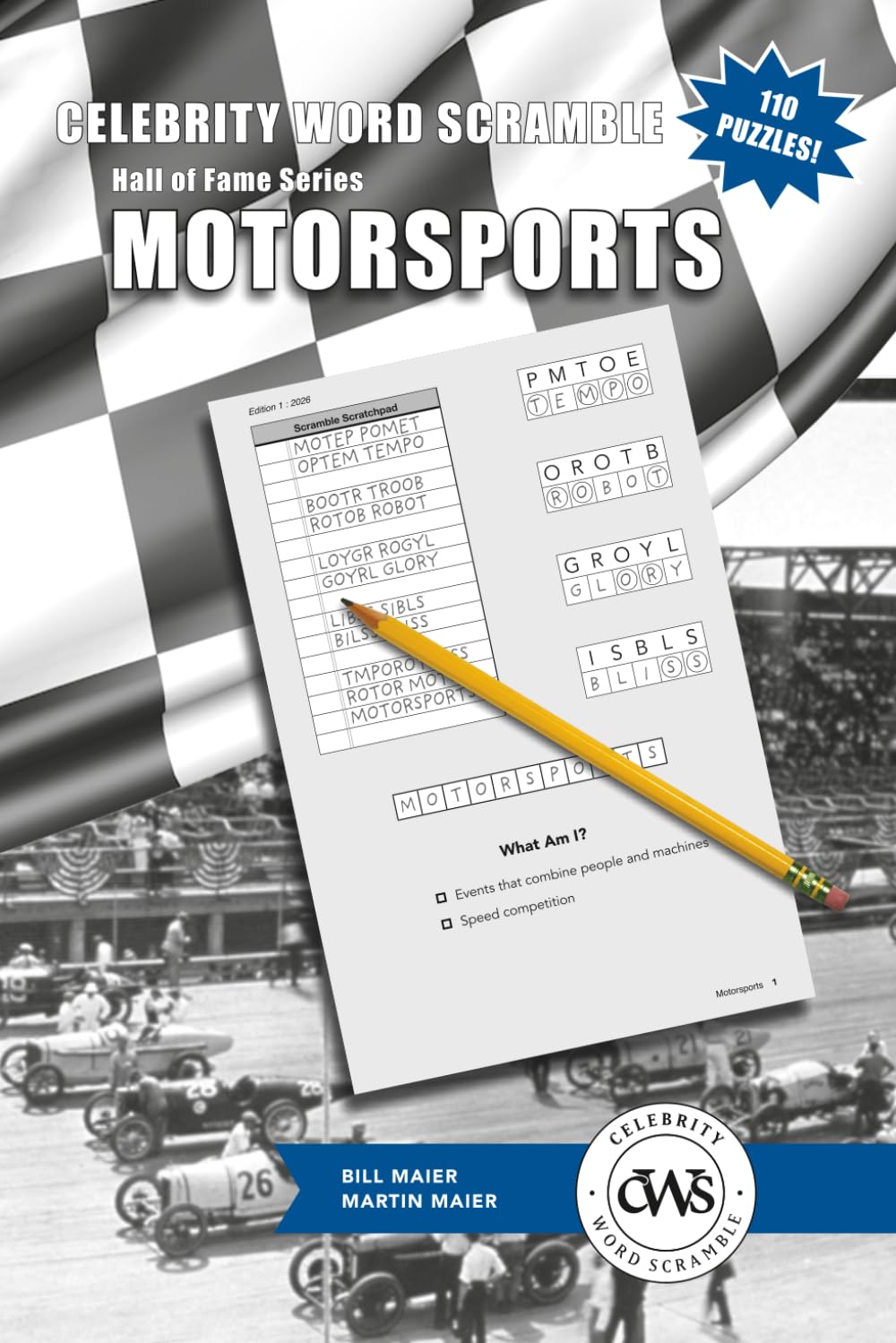 Celebrity Word Scramble Hall of Fame Series Motorsports