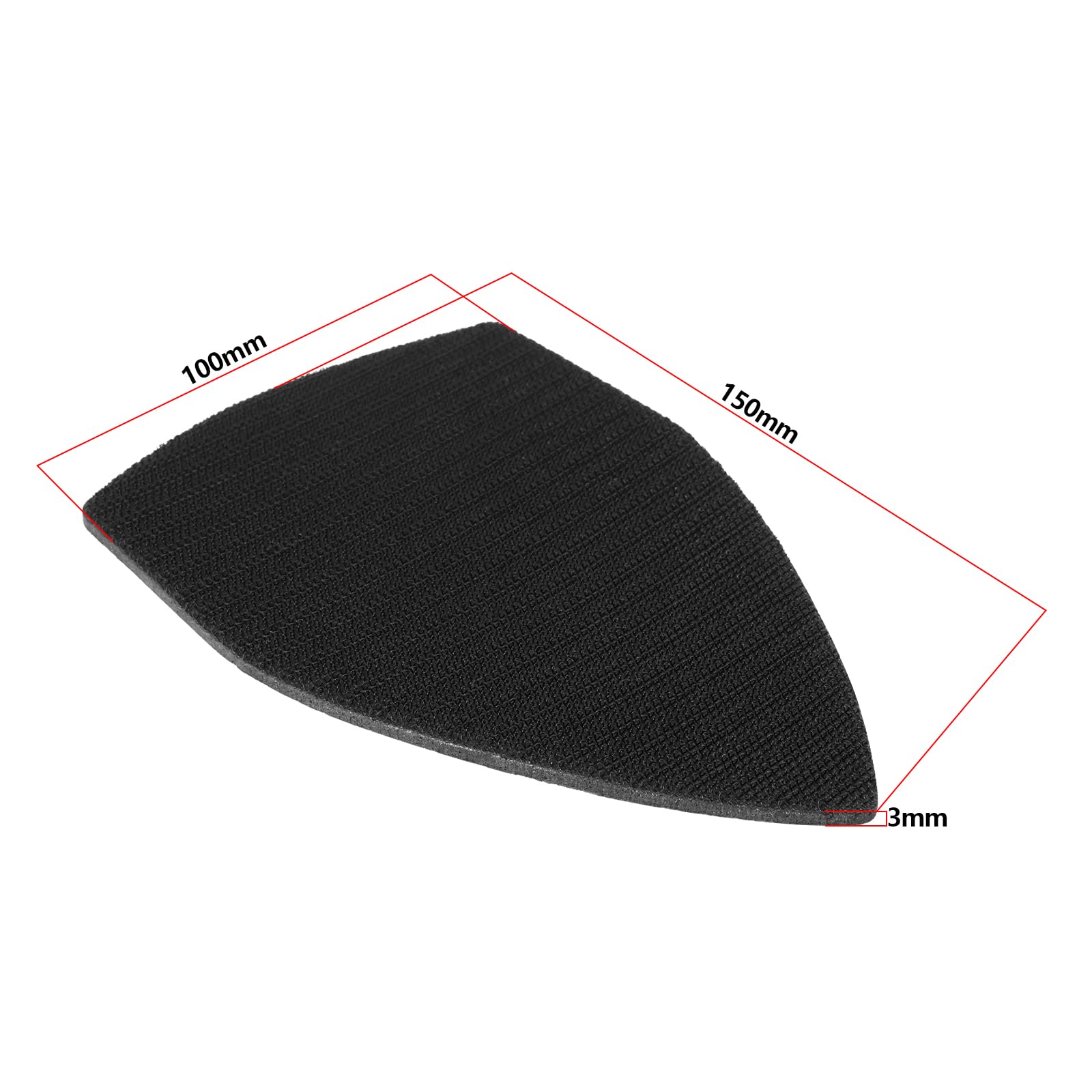 OTOTEC 2 Pezzi Di Cuscinetto Di Ricambio Con Supporto In Schiuma Da 3 Mm Per Levigatrici Di Dettaglio Levigatrici Palmari E Levigatrici A Mouse 150 Mm X 100 Mm Con Supporto In Schiuma Antiurto