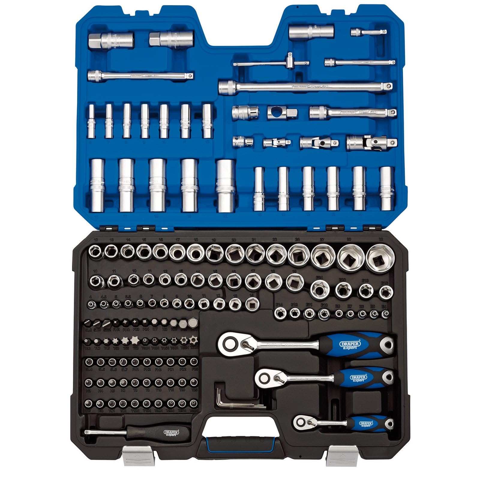 Draper 16461 Draper Expert Metric Socket Set 1/4"" 3/8"" and 1/2"" Sq Dr (149 Piece