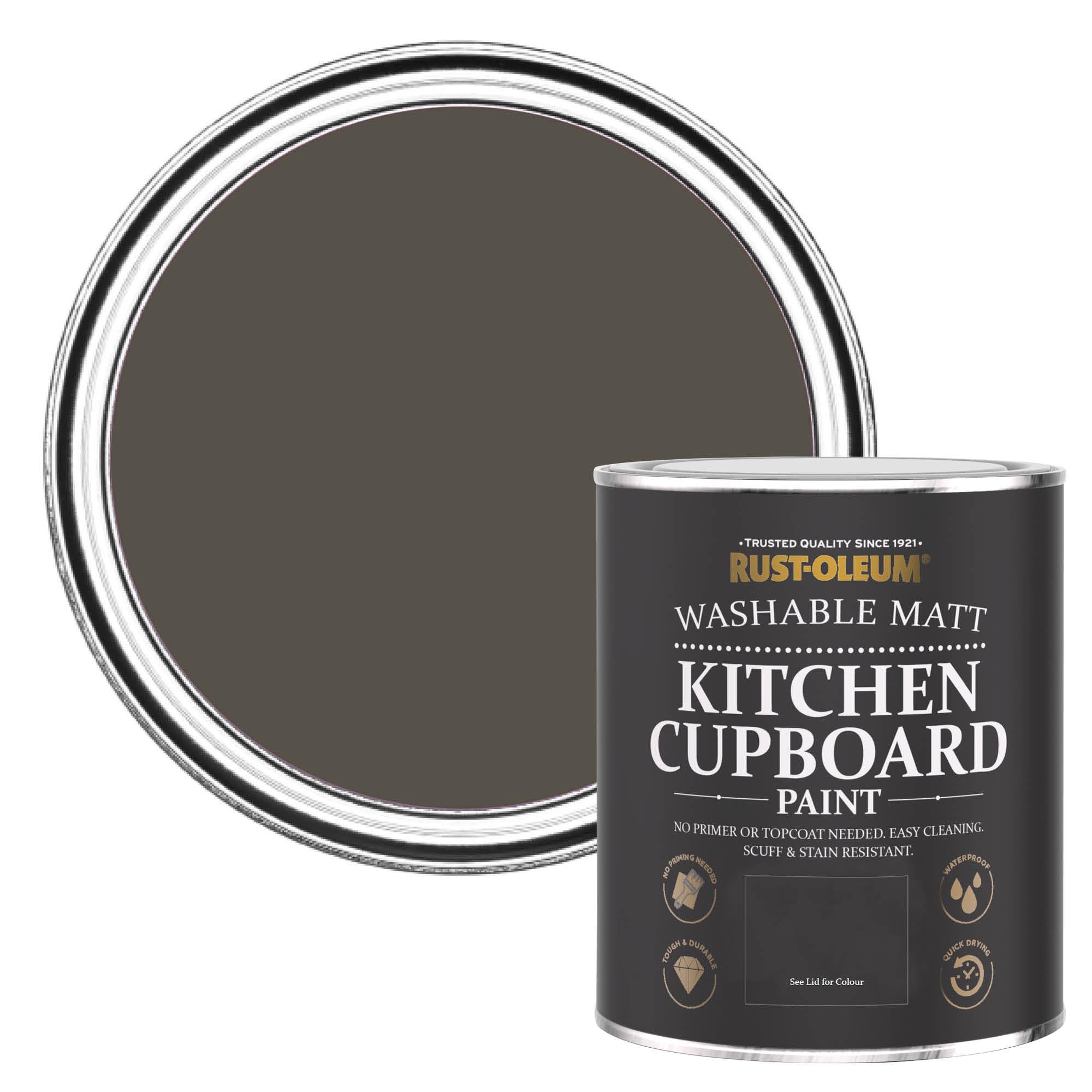 Rust-OleumBrown Kitchen Cupboard Paint in Matt Finish - Fallow 750ml