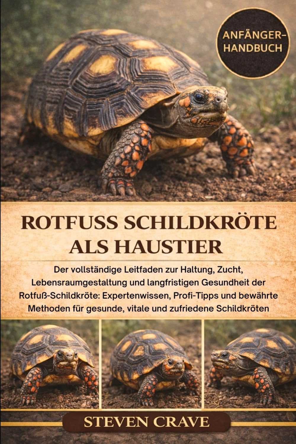 ROTFUSS-SCHILDKRÖTE ALS HAUSTIER: Der vollständige Leitfaden zur Haltung, Zucht, Lebensraumgestaltung und langfristigen Gesundheit der ... gesunde, vitale und zufriedene Schildkröten