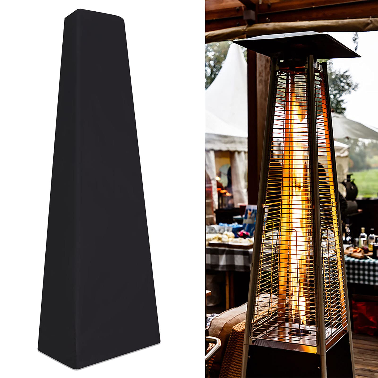 NA Patio Heater Cover, Garden Outdoor Heavy Duty Heater Cover, Waterproof  Heater Protection Cover for Pyramid Patio Heaters, Furniture Cover,  Suitable for Indoor Outdoor Heaters : Amazon.co.uk: Garden