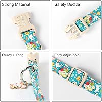 Vista 111 de DOGWONG Collar de perro de San Valentín, collar de perro con estampado de corazones para perros grandes, lindos collares de primavera, hembra