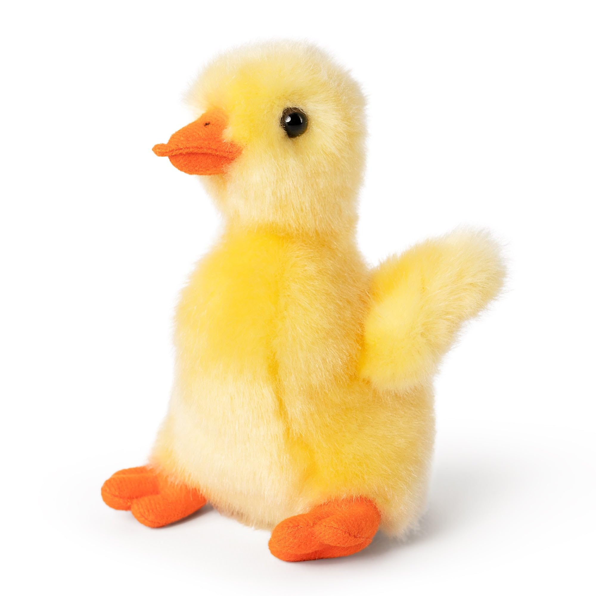 Living Nature Yellow Duckling Plush Stuffed Animal Toy – Soft Realistic Chick Plush for Kids & Animal Lovers – Cute Spring & Easter Gift – All Ages Cuddly Toy