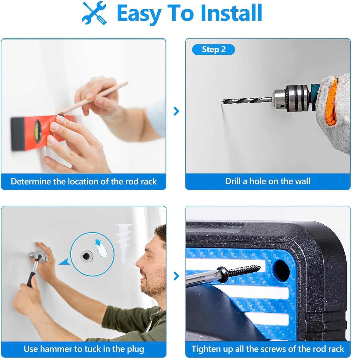 Ski Rack Wall Mount Ski & Snowboard Skateboard Ski Hangers for Wall Mount Fits Any Board holder Up to 25lbs Vertical Ski Storage Rack for Home & Garage Space-Saving Winter Gear Organizer 1pack - Image 7