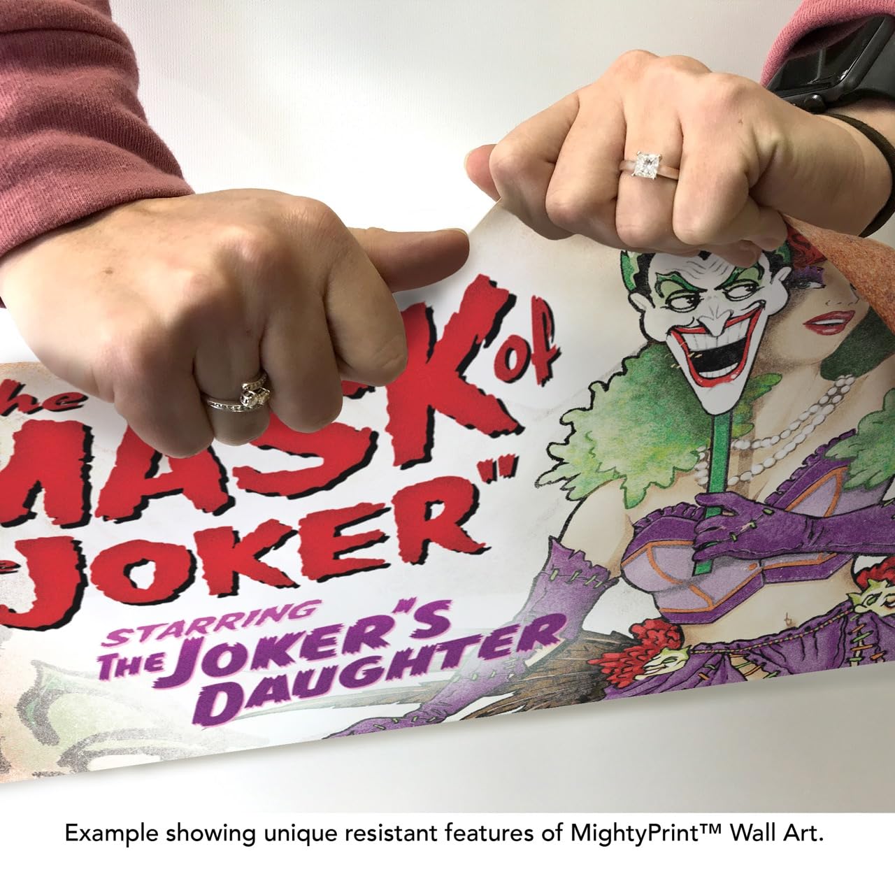 MIGHTYPRINT DC Comics - Bombshell  - Justice League - Durable 17” x 24 Wall Art – NOT Made of Paper – Officially Licensed Collectible MP17240232: Bombshell Joker's Daughter
