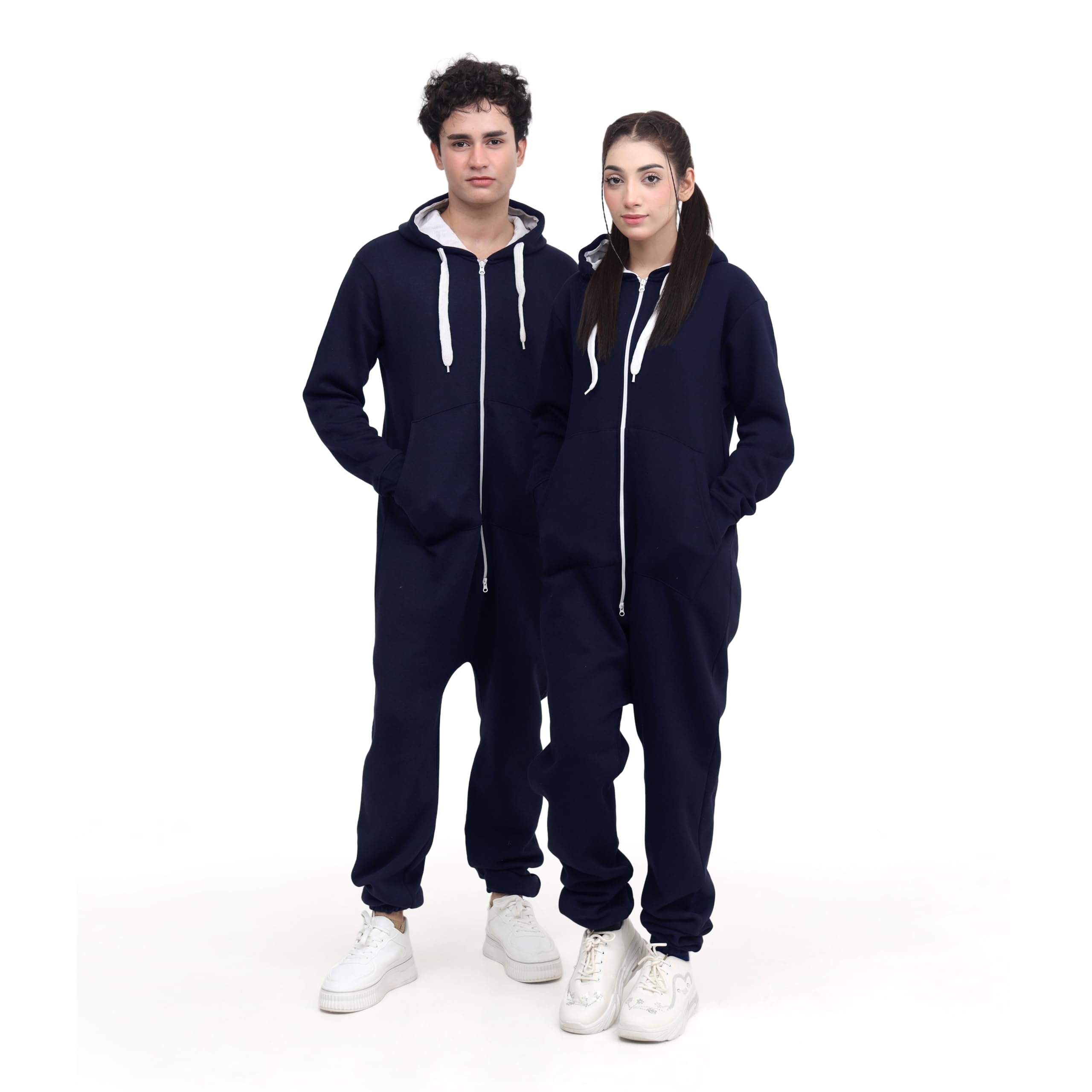 Men's Unisex Onesie Jumpsuit Elegant One Piece Pajama Playsuit Men's SleepWear All In One-image-10