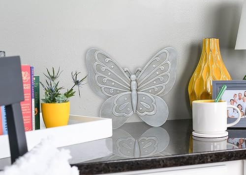 Vista 17 de NAT & Jules - Figura de personaje animal dimensional para interiores y exteriores, resina fundida, 11 pulgadas, piedra decorativa para jardín