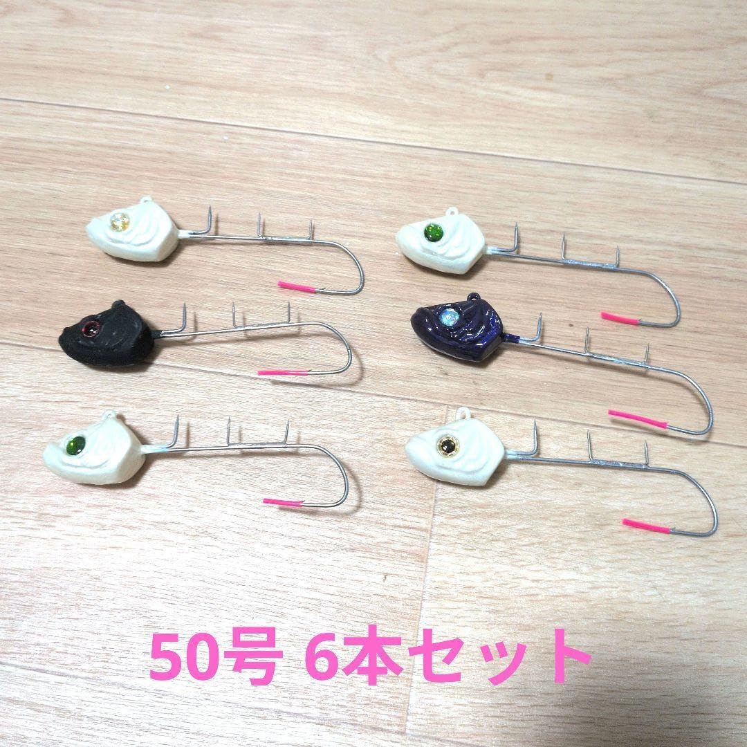 自家製テンヤー 自作タチウオテンヤ 50号 6本セット 【公式通販】