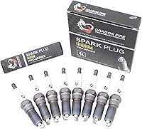 Vista 1 de DRAGON FIRE PERFORMANCE Bujías compatibles con Cadillac Chevrolet y GMC Silverado Suburban Escalade Tahoe 2014-2021 5.3L 6.2L 6.6L V8 GEN V LT