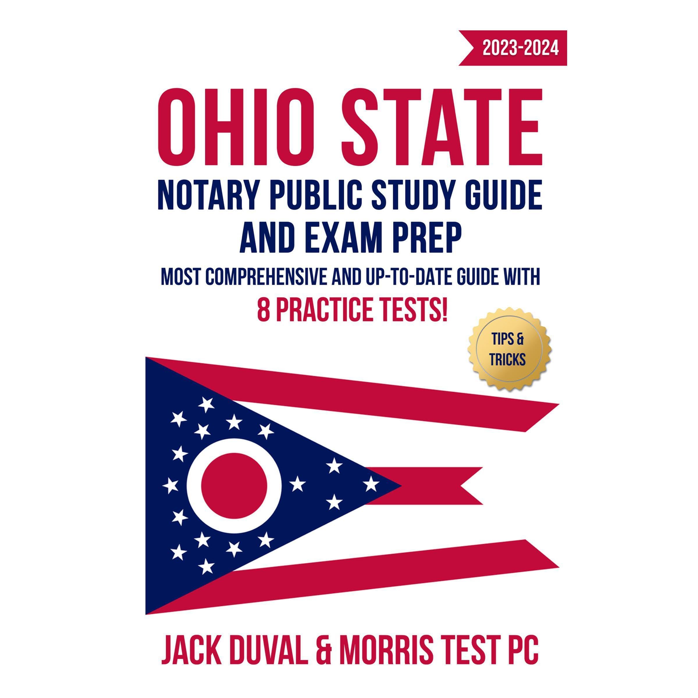 Ohio State Notary Public Study Guide and Exam Prep 2023-2024
