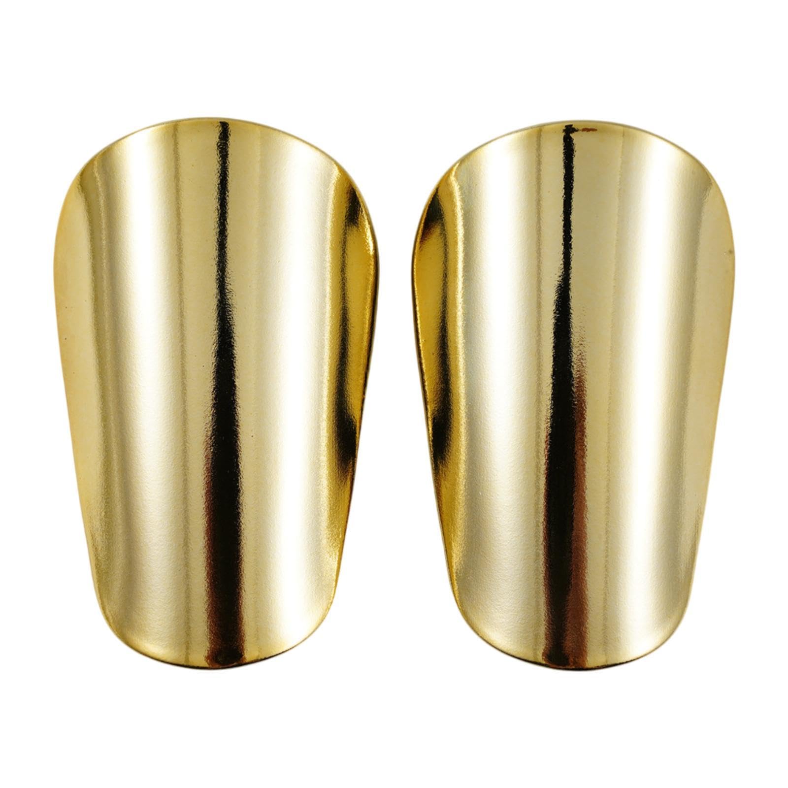 NIVAA 2Pcs Mini Soccer Shin Guards Gear Soccer Equipment Compact Football Training Gold S 10cmx6cm-picture-22