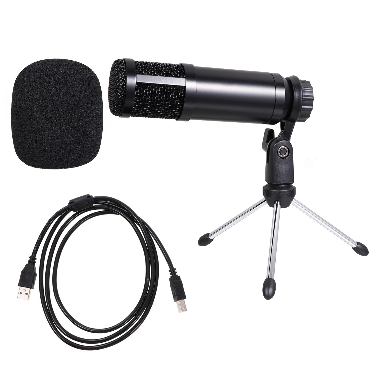 UPKOCH 1satz USB Kondensator Mikrofon Mit Mikrofon Stativ Für Pc Und Laptop Für Aufnahmen Karaoke Und Voice Chats Geräuschreduzierung Einfache Installation Teiliges