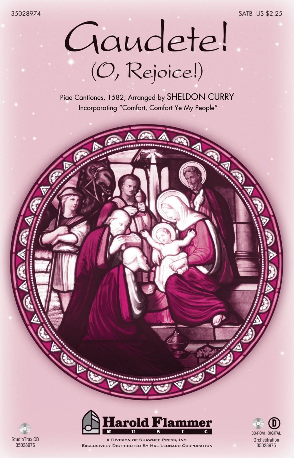 Gaudete SATB partition chant choral musique polyphonique voix mixtes
