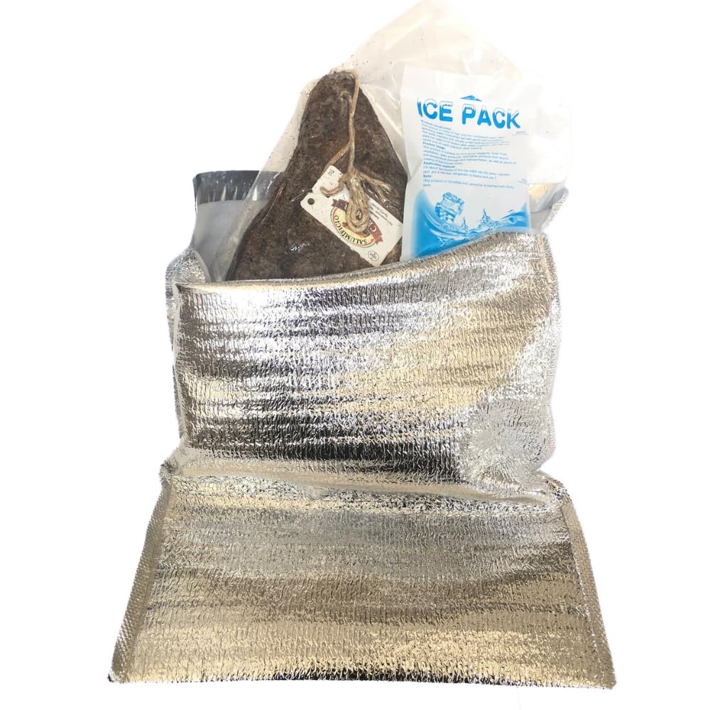 La véritable Guanciale 1 kg GOURMET | Pièce entièr Non découpé | Expédié dans un emballage isotherme Charcuterie italienne | séchée au poivre, Idéal pour la carbonara et l'amatriciana