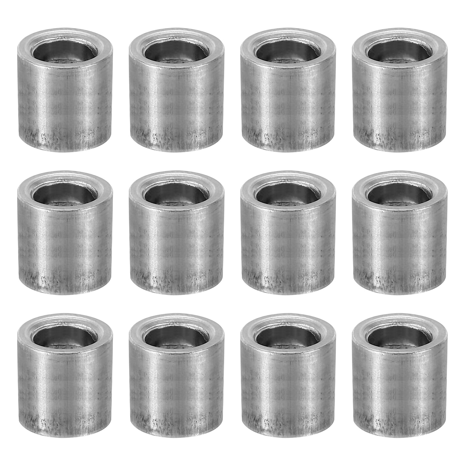 PATIKIL M6 Steel Spacers, 12 Pcs Metal Spacers Steel 6mm ID x 10mm OD x 10mm L Carbon Steel Spacer Screw Standoff Round for 1/4in or M6 Screw Bolts โ image 1
