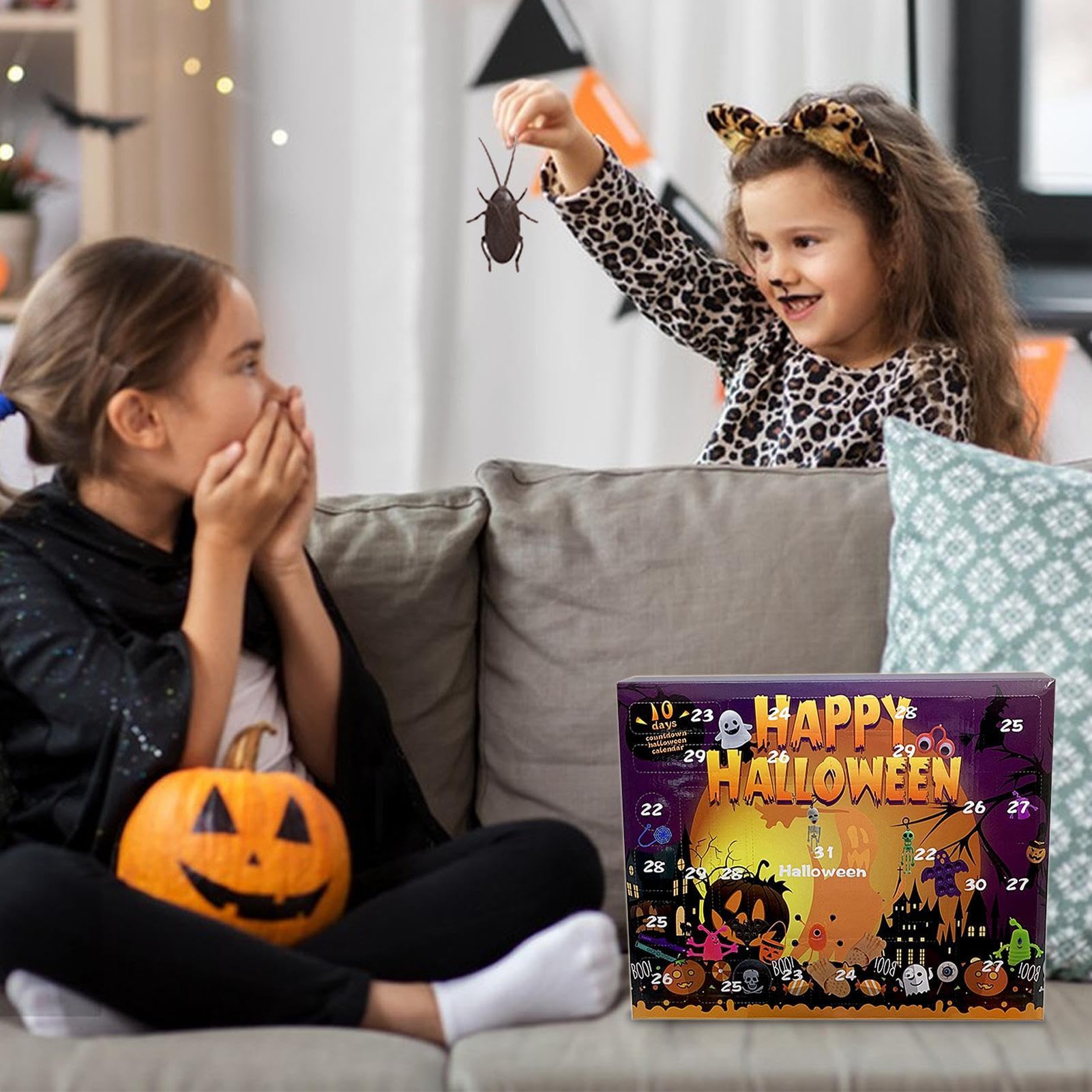 Halloween Adventskalender Mit 24 Mini-Spielzeugen - Resin Countdown
