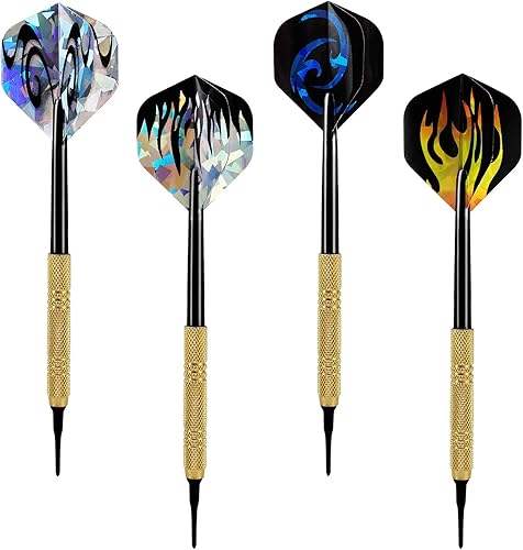 Miniatura 2 de Accmor 12 Pcs Darts Plastic Tip, Soft Tip Darts Set, 14g Plastic Tipped Dart, Attach Extra 36 Black 2BA Replacement Tips, Soft Tip Darts for