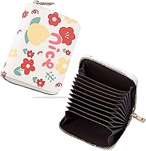 Kraptick Card Holder for Women - Elegant and Versatile Card Pouch, Credit Cardholder, Card Case, Card Organizer (Red)