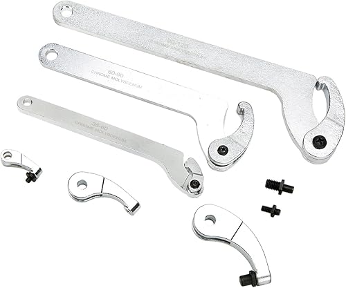 Miniatura 3 de 8milelake - Llave de espiga y gancho ajustable/Juego de llaves de herramientas