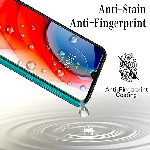 Miniatura 4 de MAYtobe Paquete de 2 protectores de pantalla para Motorola Moto G Play 2021, película de vidrio templado, sin burbujas, compatible con fundas, fácil