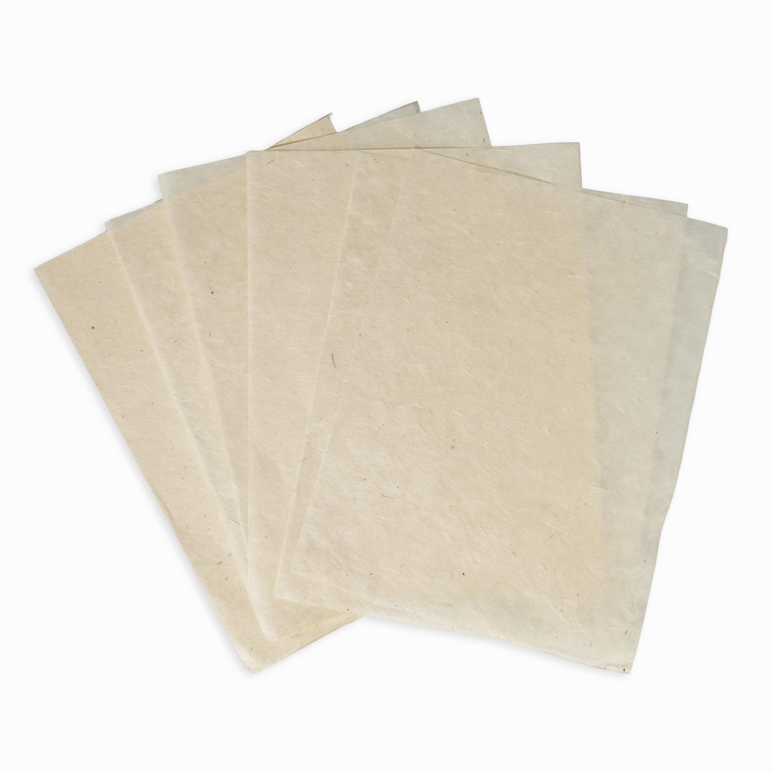 Artright Nepali Lokta Paper (A4 Pack of 20, 100GSM) Lokta Paper for Origami, Stationery, Printing, Decorative Invitations, Calligraphy, Wall Art, Scrapbooking, Organic, Sustainable, Eco-Friendly Sheets